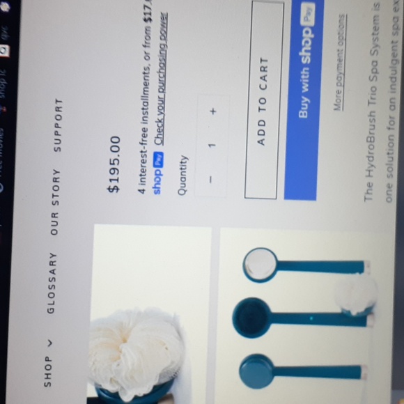 Brand New Luna'mour hydrobrush trio spa system, $195 on their website. - Picture 5 of 10